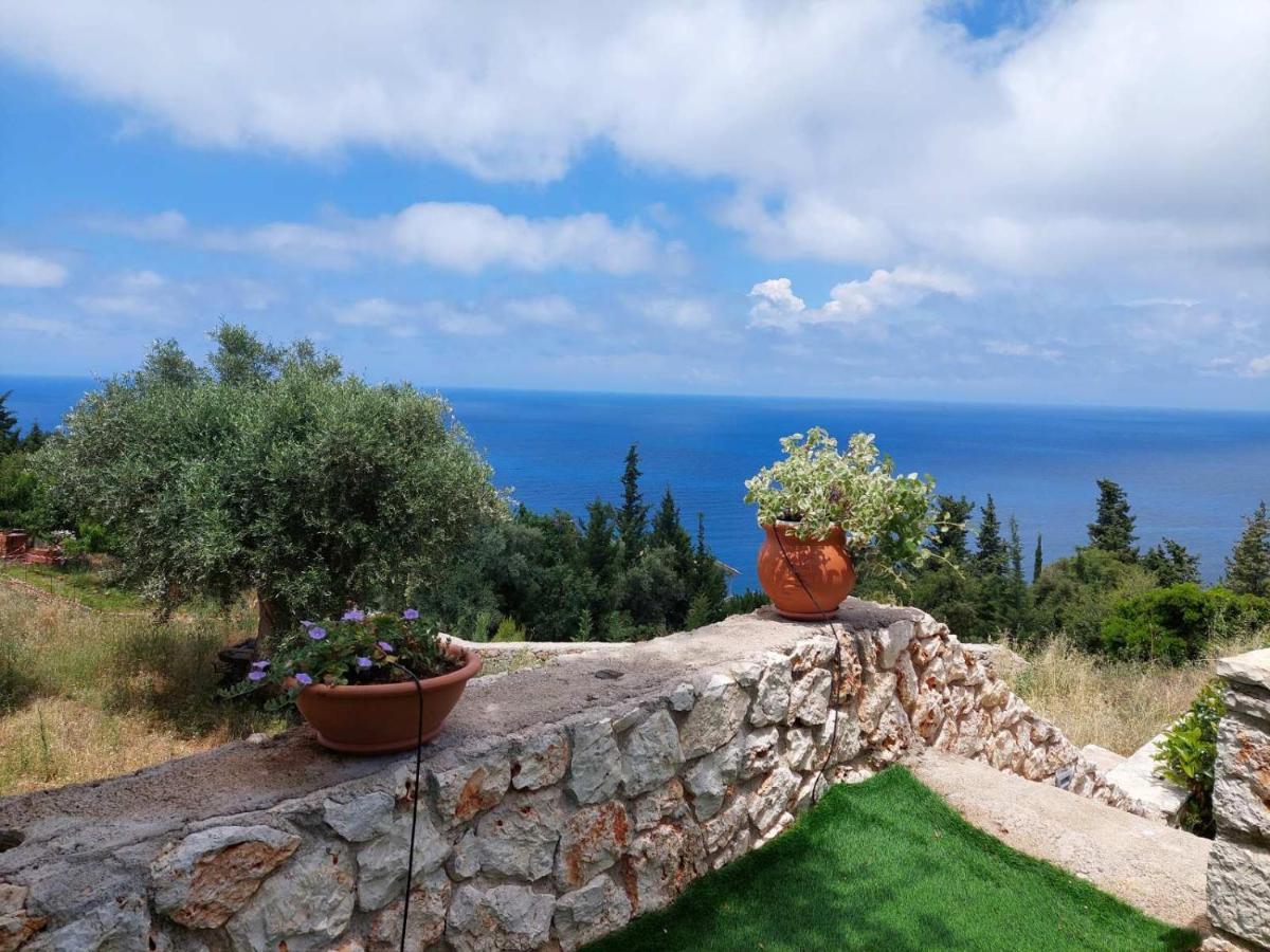 Villa Nereid Glafki - Enjoy Summer Sunsets Áyios Nikítas Kültér fotó
