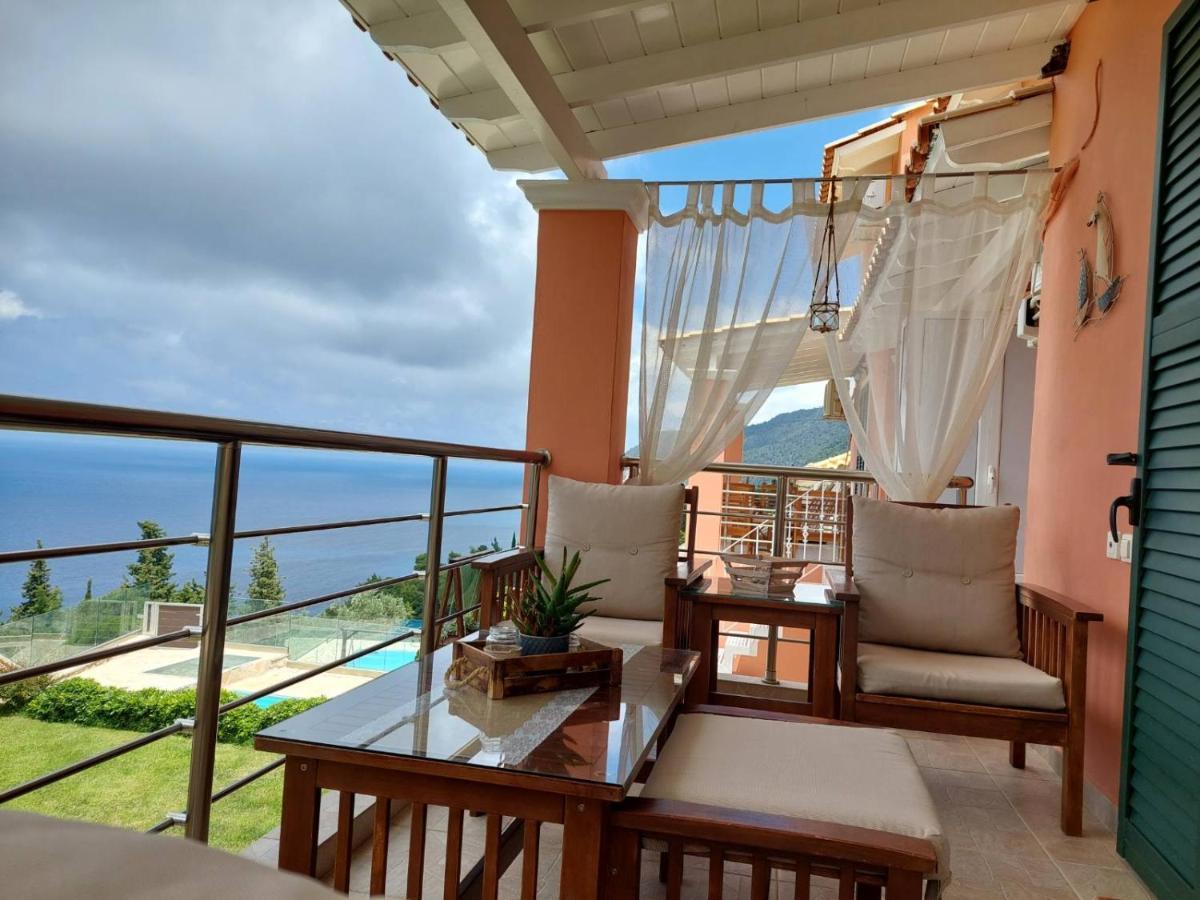 Villa Nereid Glafki - Enjoy Summer Sunsets Áyios Nikítas Kültér fotó