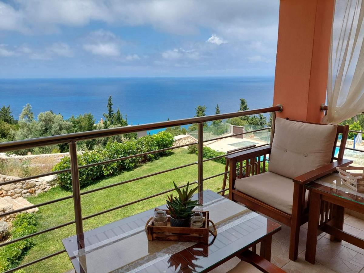 Villa Nereid Glafki - Enjoy Summer Sunsets Áyios Nikítas Kültér fotó